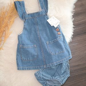 NWT Zara Baby Denim Jumper